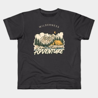 Camping Hiking Outdoor Adventure Kids T-Shirt